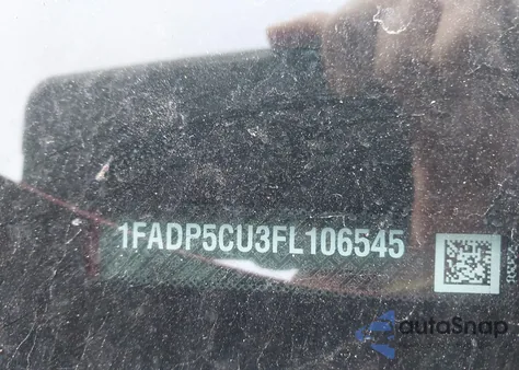 2015 Ford C-Max Energi Sel из США, поврежденный, VIN 1FADP5CU3FL106545